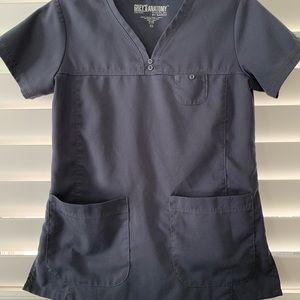 Grey’s Anatomy Scrub Top, Size XS